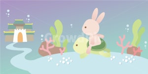 일러스트, 그림, 캐릭터, 동화, 별주부전, 사진,이미지,일러스트,캘리그라피 - 지미 Jimmy작가 크라우드픽 - 저작권 걱정 없는 상업용 이미지