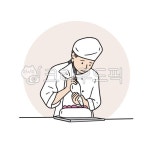 제빵사, 파티쉐, 베이커리, 요리사, 제빵, 사진,이미지,일러스트,캘리그라피 - 초잉일러스트작가 크라우드픽 - 저작권 걱정 없는 상업용 이미지