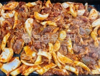 오리주물럭철판구이, 철판구이, 오리주물럭, 주물럭, 오리고기, 사진,이미지,일러스트,캘리그라피 - 먹방작가 크라우드픽 - 저작권 걱정 없는... 