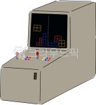 게임기, 오락실, 게임, 테트리스, game, 사진,이미지,일러스트,캘리그라피 - 다정한쉼작가 크라우드픽 - 저작권 걱정 없는 상업용 이미지