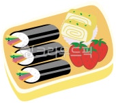 도시락, 소풍도시락, 꼬마김밥, 계란말이, 딸기, 사진,이미지,일러스트,캘리그라피 - 베스트작가작가 크라우드픽 - 저작권 걱정 없는 상업용 이미지