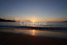 서해바다, 영흥도, 장경리, 해변, 노을, 사진,이미지,일러스트,캘리그라피 - buttonhole작가 크라우드픽 - 저작권 걱정 없는 상업용 이미지