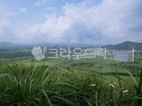 제주, 오름, 풍력발전소, 에코에너지, 친환경, 사진,이미지,일러스트,캘리그라피 - 창공creat26작가 크라우드픽 - 저작권 걱정 없는 상업용 이미지