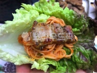 삼겹살, 돼지고기, 쌈채소, 쌈, 고기쌈, 사진,이미지,일러스트,캘리그라피 - 먹방작가 크라우드픽 - 저작권 걱정 없는 상업용 이미지