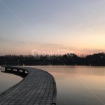 bridge, 다리, 산책로, 해질녘, 노을, 사진,이미지,일러스트,캘리그라피 - Neksk473작가 크라우드픽 - 저작권 걱정 없는 상업용 이미지