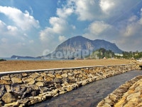 화순금모래해변, 송악산, 제주도, 서귀포시, 모래, 사진,이미지,일러스트,캘리그라피 - Deep bLUE작가 크라우드픽 - 저작권 걱정 없는 상업용... 