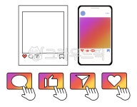 소셜미디어, 소셜네트워크, sns, 업데이트, 게시글, 사진,이미지,일러스트,캘리그라피 - Myeongleaf작가 크라우드픽 - 저작권 걱정 없는...