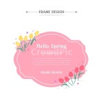 계절, 봄, 봄꽃, 꽃, 프래임, 사진,이미지,일러스트,캘리그라피 - DAWOOL작가 크라우드픽 - 저작권 걱정 없는 상업용 이미지