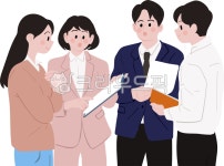사람들, 성인, 회사원, 직장인, 회의, 사진,이미지,일러스트,캘리그라피 - 이미슈작가 크라우드픽 - 저작권 걱정 없는 상업용 이미지