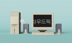컴퓨터, 옛날, 레트로, 데스크탑, pc, 사진,이미지,일러스트,캘리그라피 - HoodieHoony작가 크라우드픽 - 저작권 걱정 없는 상업용 이미지