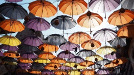 우산, 색, 컬러, 하늘, sky, 사진,이미지,일러스트,캘리그라피 - note57작가 크라우드픽 - 저작권 걱정 없는 상업용 이미지