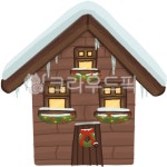 통나무집, 집, 오두막, 눈쌓인집, 겨울, 사진,이미지,일러스트,캘리그라피 - tingpubel작가 크라우드픽 - 저작권 걱정 없는 상업용 이미지