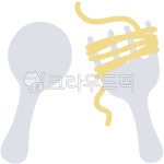 숟가락, 포크, 스파게티면, 스파게티, 수저세트, 사진,이미지,일러스트,캘리그라피 - JDesign작가 크라우드픽 - 저작권 걱정 없는 상업용 이미지