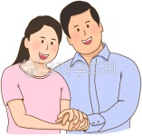 부부, 부부의날, 부부일러스트, 부부의날일러스트, 커플, 사진,이미지,일러스트,캘리그라피 - 52saseyou작가 크라우드픽 - 저작권 걱정 없는... 