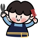 미용사, 해어디자이너, 가위, 빗, 앞치마, 사진,이미지,일러스트,캘리그라피 - 납이작가 크라우드픽 - 저작권 걱정 없는 상업용 이미지