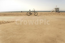 자전거, 바다, 해변, 비치, 산타모니카, 사진,이미지,일러스트,캘리그라피 - Baenamoo작가 크라우드픽 - 저작권 걱정 없는 상업용 이미지