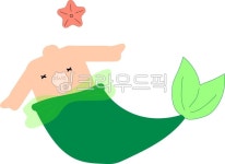 여름, 합성도안, 인어, 유치원, 어린이집, 사진,이미지,일러스트,캘리그라피 - Nloop0815작가 크라우드픽 - 저작권 걱정 없는 상업용 이미지