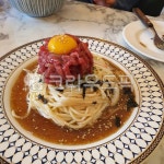 냉파스타, 파스타, 국수, 육회, food, 사진,이미지,일러스트,캘리그라피 - 나날작가 크라우드픽 - 저작권 걱정 없는 상업용 이미지