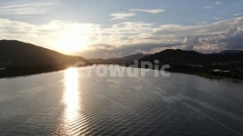 드론촬영, 양평, 남한강, 석양, 강, 사진,이미지,일러스트,캘리그라피 - 갱유니작가 크라우드픽 - 저작권 걱정 없는 상업용 이미지