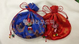 복주머니, 전통, 주머니, bag, 청실홍실, 사진,이미지,일러스트,캘리그라피 - 은이엄마작가 크라우드픽 - 저작권 걱정 없는 상업용 이미지