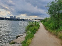 도시, 둑, 뚝섬강변, 강변, 하늘, 사진,이미지,일러스트,캘리그라피 - 은인작가 크라우드픽 - 저작권 걱정 없는 상업용 이미지