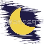 night, 밤, moon, 달, 반달, 사진,이미지,일러스트,캘리그라피 - 밍율99작가 크라우드픽 - 저작권 걱정 없는 상업용 이미지