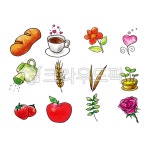 빵, 커피, 꽃, 하트, 물조리개, 사진,이미지,일러스트,캘리그라피 - sammul96작가 크라우드픽 - 저작권 걱정 없는 상업용 이미지