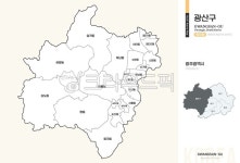 광산구, 광산, 지도, 광산지도, 광산구지도, 사진,이미지,일러스트,캘리그라피 - 웃음마법작가 크라우드픽 - 저작권 걱정 없는 상업용 이미지