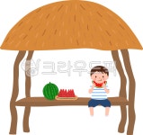 수박, 수박농장, 오두막, 정자, 시골, 사진,이미지,일러스트,캘리그라피 - infinityoo작가 크라우드픽 - 저작권 걱정 없는 상업용 이미지