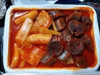 순대, 떡볶이, 빨강, 맛있는, 분식, 사진,이미지,일러스트,캘리그라피 - KellyL작가 크라우드픽 - 저작권 걱정 없는 상업용 이미지