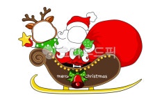 크리스마스, 산타, 산타클로스, 산타할아버지, 루돌프, 사진,이미지,일러스트,캘리그라피 - new7draw작가 크라우드픽 - 저작권 걱정 없는... 