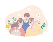 가족, 패밀리, 가정의달, 사랑, 행복, 사진,이미지,일러스트,캘리그라피 - 메워니작가 크라우드픽 - 저작권 걱정 없는 상업용 이미지