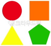 도형, 도형일러스트, 동그라미, 네모, 세모, 사진,이미지,일러스트,캘리그라피 - jessieina작가 크라우드픽 - 저작권 걱정 없는 상업용 이미지