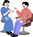 헤어상담, 고객대화, 스타일고민, 미용실미팅, 뷰티커뮤니케이션, 사진,이미지,일러스트,캘리그라피 - yohanlee0704작가 크라우드픽 - 저작권... 