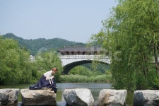 전주, 한옥마을, 여행, 전통의상, 한복, 사진,이미지,일러스트,캘리그라피 - 마이보스작가 크라우드픽 - 저작권 걱정 없는 상업용 이미지