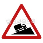 교통표지판, 표지판, 경사, 경사로, 경사주의, 사진,이미지,일러스트,캘리그라피 - 이미지 만물상작가 크라우드픽 - 저작권 걱정 없는 상업용 이미지