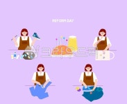 리폼, 수선, 세탁소, 바느질, 뜨개질, 사진,이미지,일러스트,캘리그라피 - dani작가 크라우드픽 - 저작권 걱정 없는 상업용 이미지