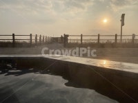 일몰, 온천, 야외온천, 물, 태양, 사진,이미지,일러스트,캘리그라피 - udani작가 크라우드픽 - 저작권 걱정 없는 상업용 이미지