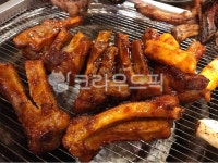 쪽갈비, 돼지고기, 꼬기, 돼지쪽갈비, 맛있는, 사진,이미지,일러스트,캘리그라피 - 먹방작가 크라우드픽 - 저작권 걱정 없는 상업용 이미지
