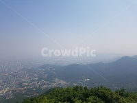 미세먼지, 마스크, 황사, 계양산, 뿌연하늘, 사진,이미지,일러스트,캘리그라피 - ma ru작가 크라우드픽 - 저작권 걱정 없는 상업용 이미지