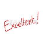 excellent, 채점, 시험, 과제, 등급, 사진,이미지,일러스트,캘리그라피 - lusabi작가 크라우드픽 - 저작권 걱정 없는 상업용 이미지