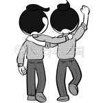 어깨동무, 의리, 동료애, 회사원, 친구, 사진,이미지,일러스트,캘리그라피 - 봉봉가자작가 크라우드픽 - 저작권 걱정 없는 상업용 이미지