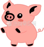 핑크돼지, 분홍돼지, 돼지만화그림, 만화돼지그림, 돼지, 사진,이미지,일러스트,캘리그라피 - passion작가 크라우드픽 - 저작권 걱정 없는... 