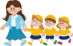 유치원, 활동, 산책, 선생님, 어린이, 사진,이미지,일러스트,캘리그라피 - HannaJ작가 크라우드픽 - 저작권 걱정 없는 상업용 이미지