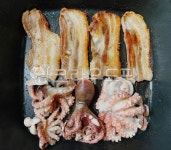 쭈꾸미삼겹살, 삼겹살, 쭈꾸미, 돼지고기, 돼지, 사진,이미지,일러스트,캘리그라피 - 먹방작가 크라우드픽 - 저작권 걱정 없는 상업용 이미지