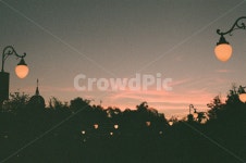 노을, 필카, 밤, 저녁, 필름, 사진,이미지,일러스트,캘리그라피 - Npgb6192작가 크라우드픽 - 저작권 걱정 없는 상업용 이미지