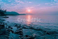 해, 바다, 바위, 노을, 풍경, 사진,이미지,일러스트,캘리그라피 - 서영작가 크라우드픽 - 저작권 걱정 없는 상업용 이미지