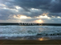 겨울, 바다, 동해, 파도, 구름, 사진,이미지,일러스트,캘리그라피 - 양기리작가 크라우드픽 - 저작권 걱정 없는 상업용 이미지