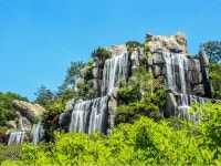 자연, 풍경, 인공폭포, 여름, 시원함, 사진,이미지,일러스트,캘리그라피 - minus작가 크라우드픽 - 저작권 걱정 없는 상업용 이미지