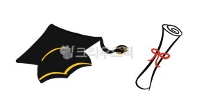 학사모, 수료증, 학사모일러스트, 수료증일러스트, 졸업, 사진,이미지,일러스트,캘리그라피 - ENAH작가 크라우드픽 - 저작권 걱정 없는 상업용... 